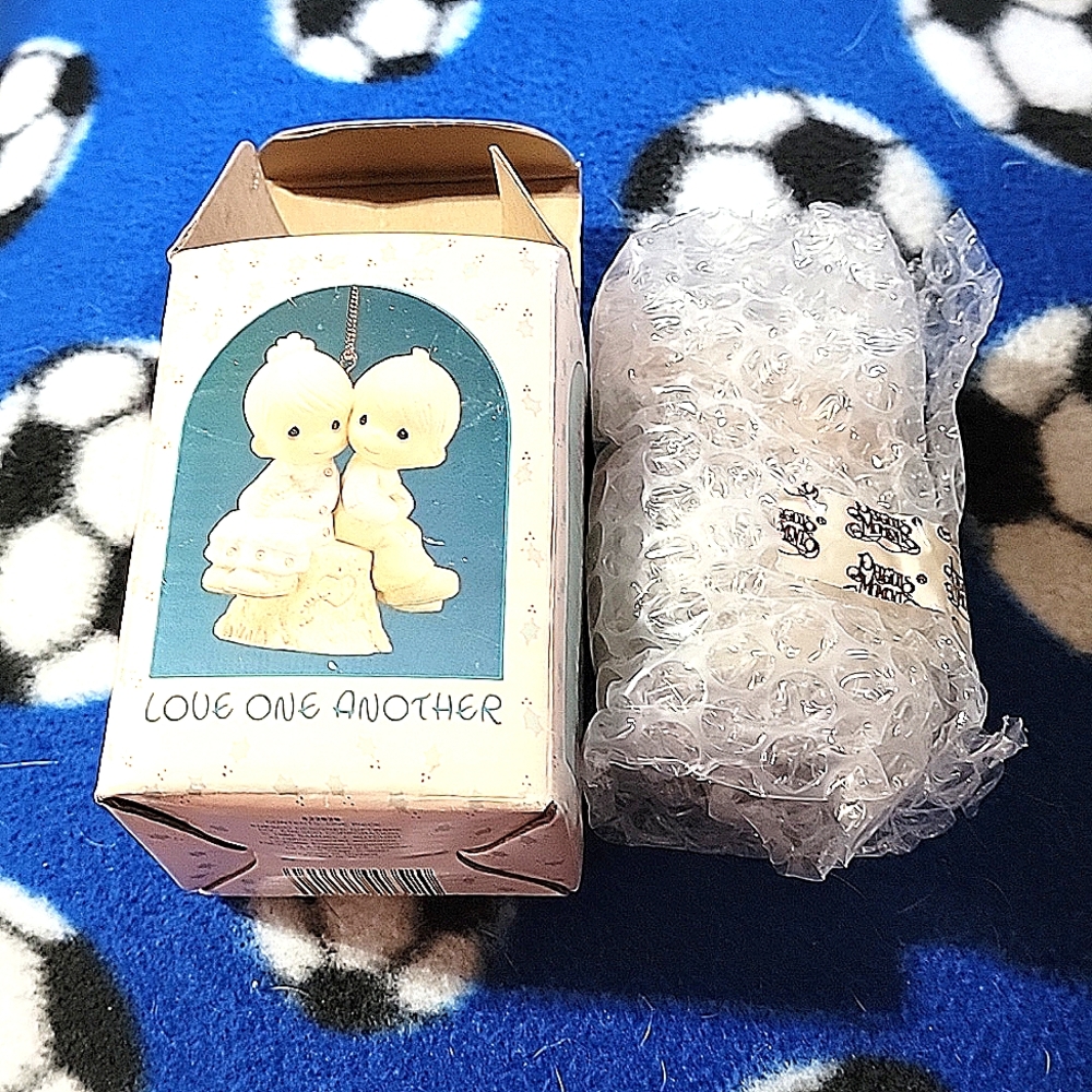 New in box Precious Moments Love One Another Porcelain Ornament